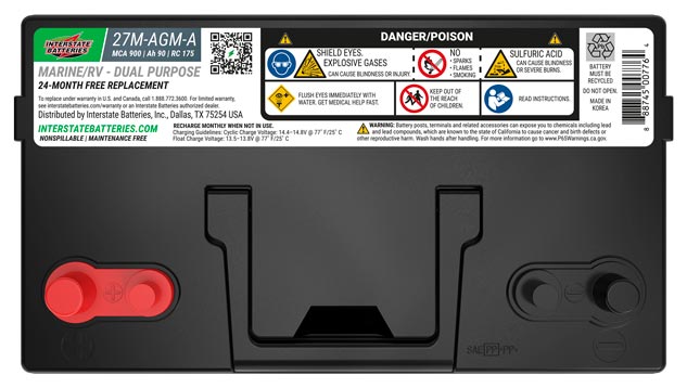 27M-AGM-A Battery